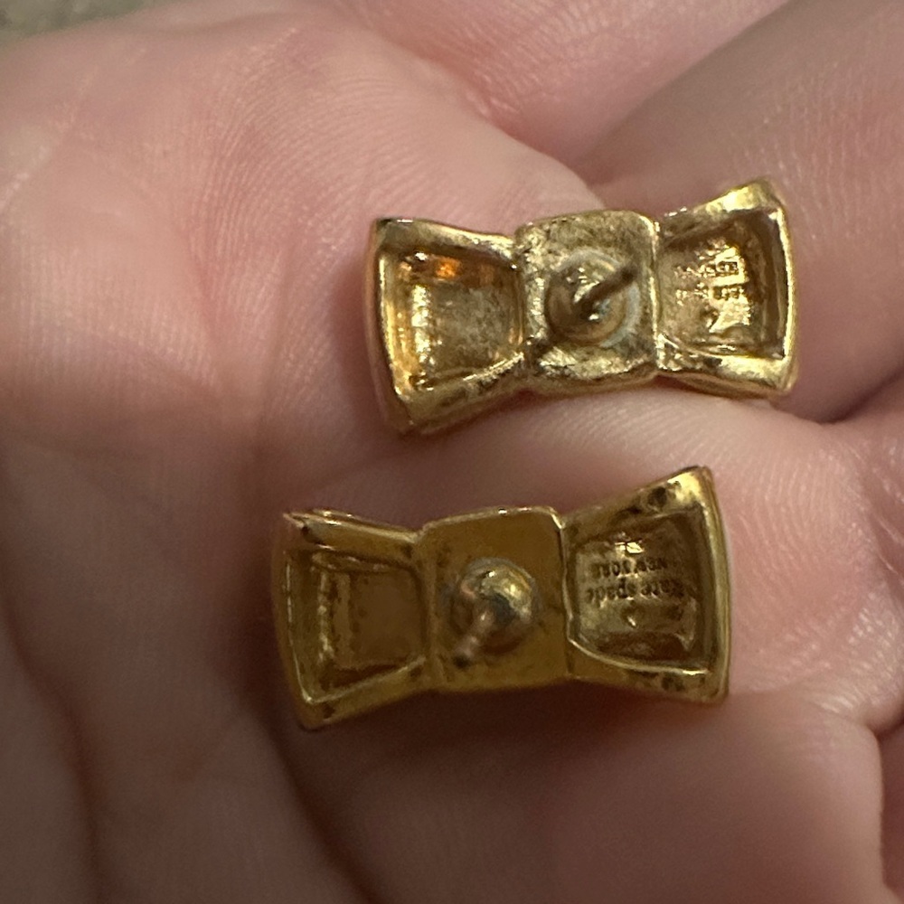 Kate Spade Bow Earrings - Picture 3 of 3